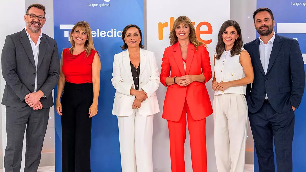 Los nuevos presentadores de los Telediarios de La 1 y La 2