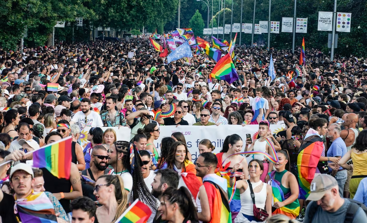 Manifestación del Orgullo en Madrid, en 2023 - Andrea Comas Manifestación del Orgullo en Madrid, en 2023 - Andrea Comas