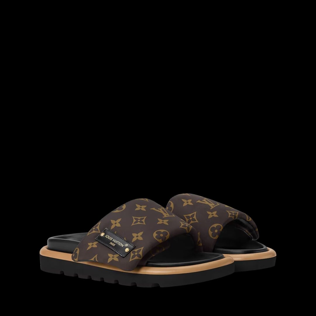 Mule estilo pool pillow de Louis Vuitton