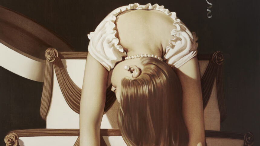 'Feted', 2020, de Anna Weyant, en el Museo Thyssen