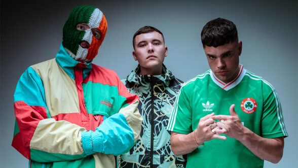 El grupo de música irlandés Kneecap