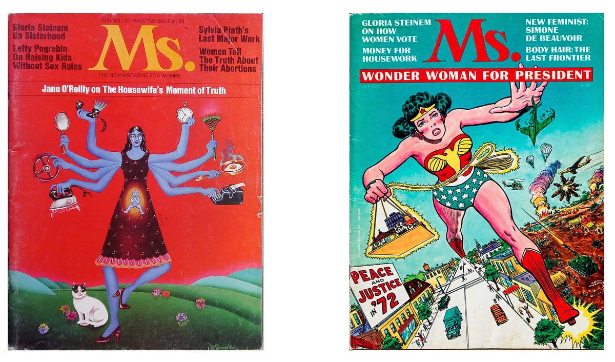 La revista 'Ms. Magazine' vio la luz por primera vez en 1972