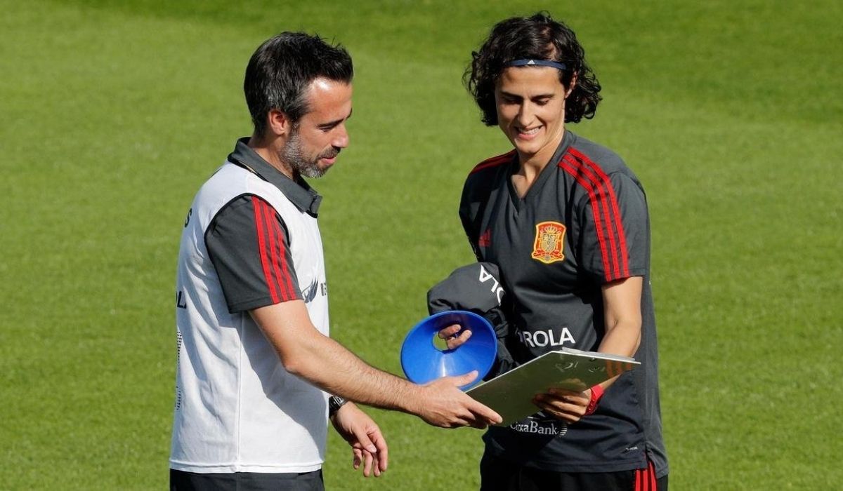 Jorge Vilda y Montse Tomé