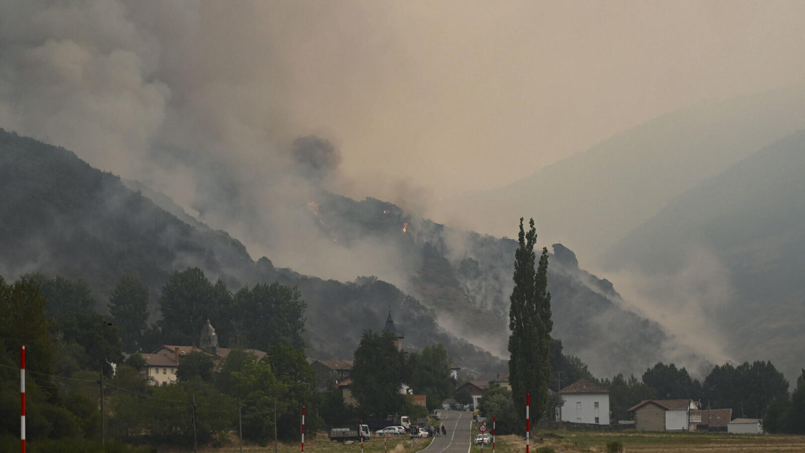 Incendio en León Incendio en León