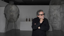 El escultor Jaume Plensa, en una conferencia que realizó en el la Fundación Telefónica
