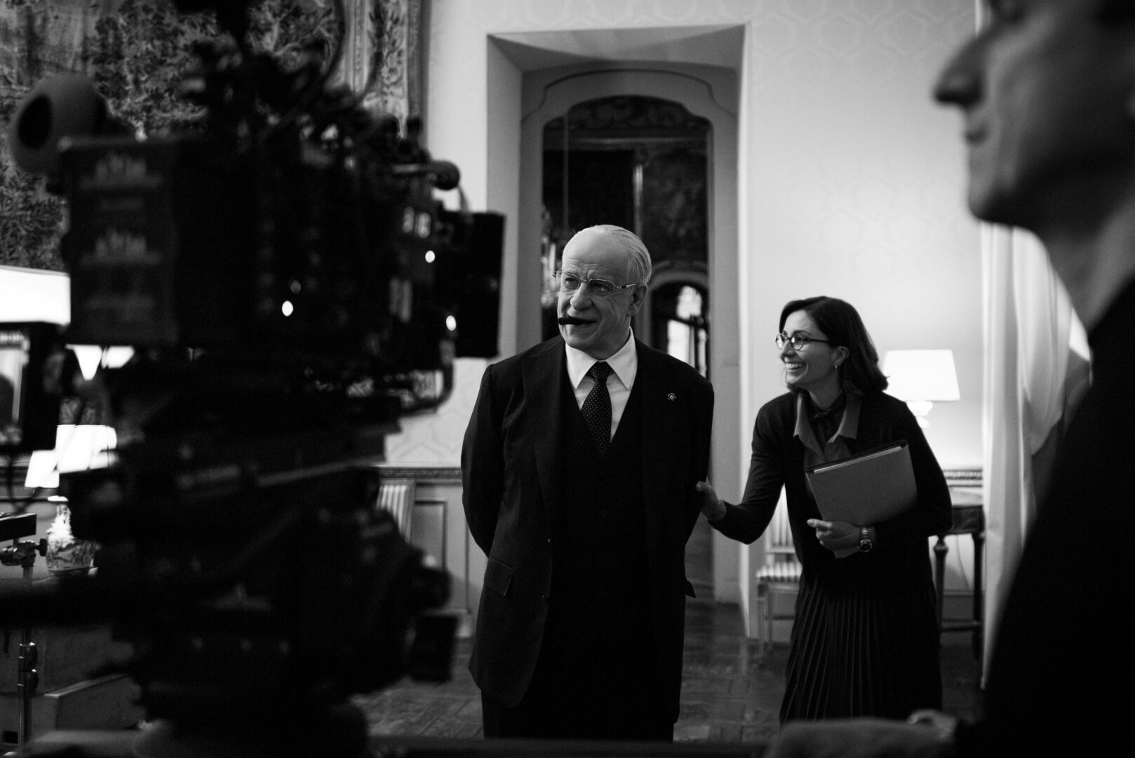 Un momento del rodaje de 'La Grazia', de Paolo Aorrentino
