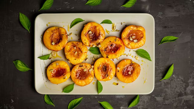 Melocotones al horno