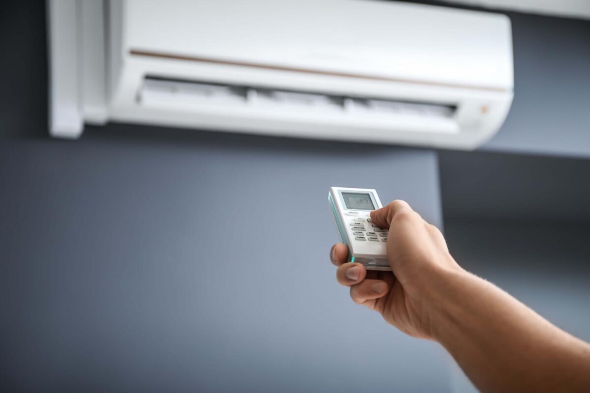 Aire acondicionado frío en hoteles