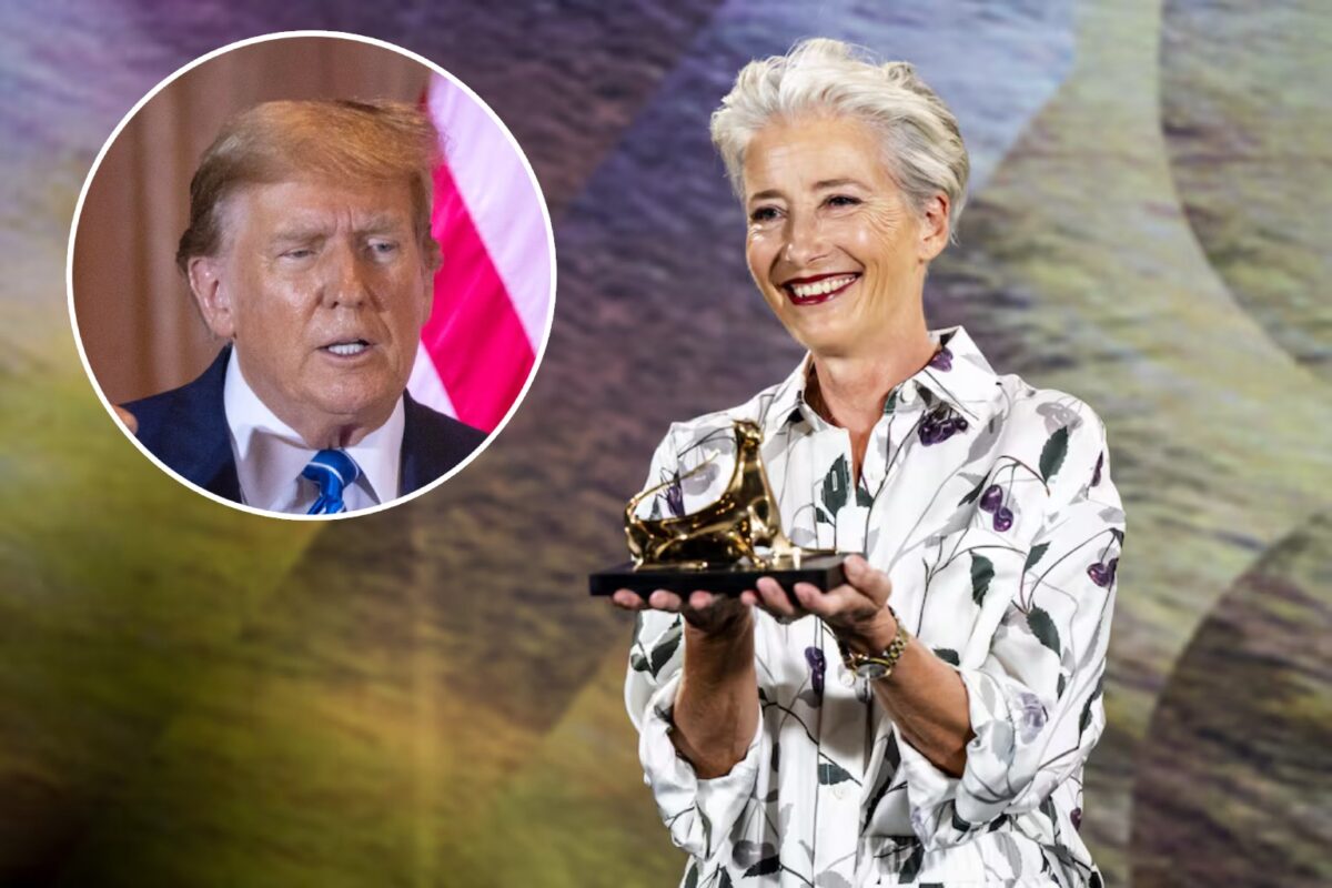Emma Thompson y Donald Trump - Cultura