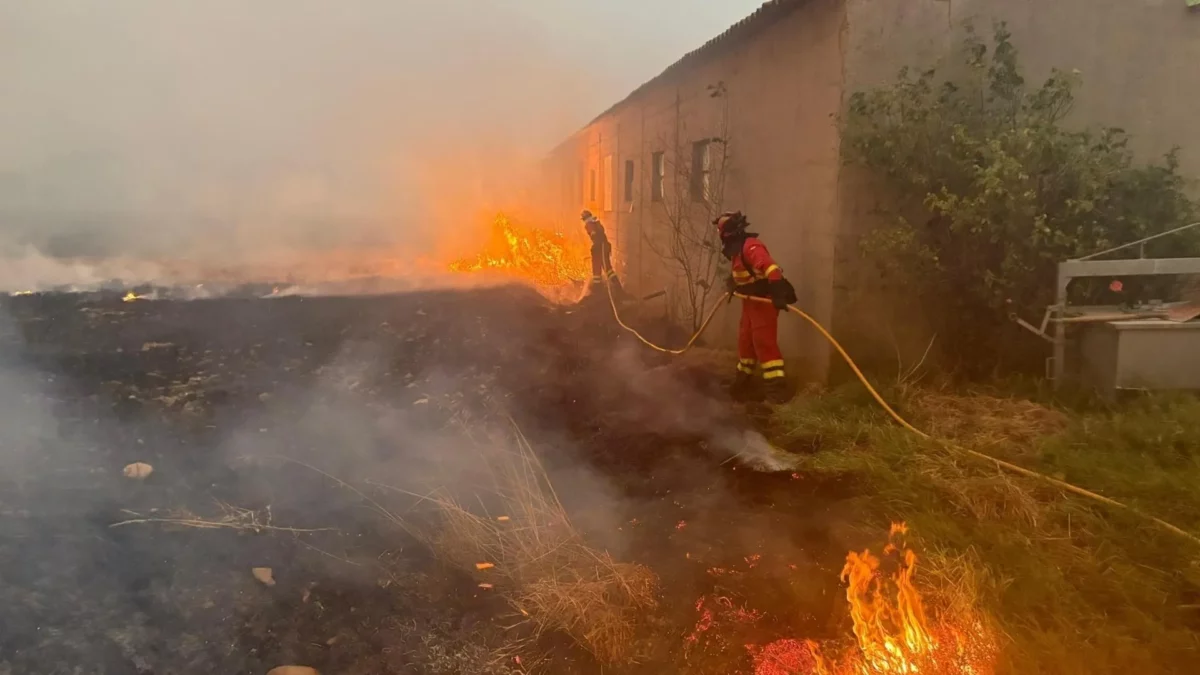 Incendio en Molezuelas - Sociedad
