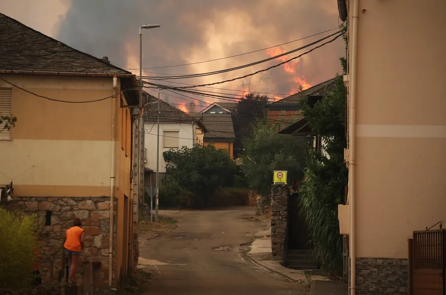 Incendios en El Bierzo - Sociedad