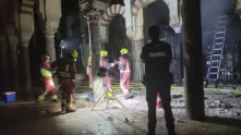 Interior del incendio de la mezquita de Córdoba - Cultura